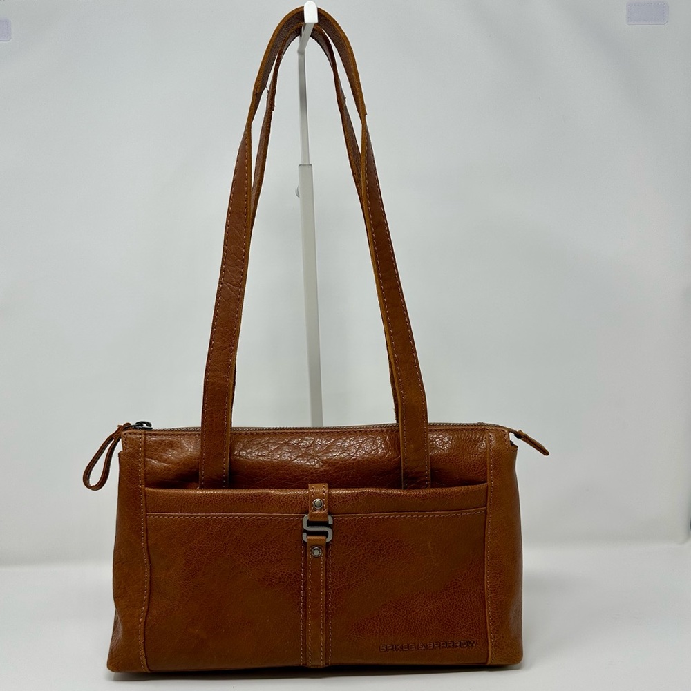 Spikes & Sparrow Leather Shoulder Bag